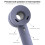Hairdryer Shockproof Silicone Protective Case For Dyson(Black) 5