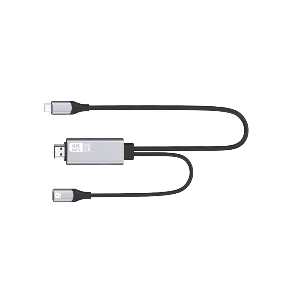 9572Pd Usb-C / Type-C Male To Hdmi Male 4K Hd Video Adapter Cable, Cable Length: 1.8M 740441826509