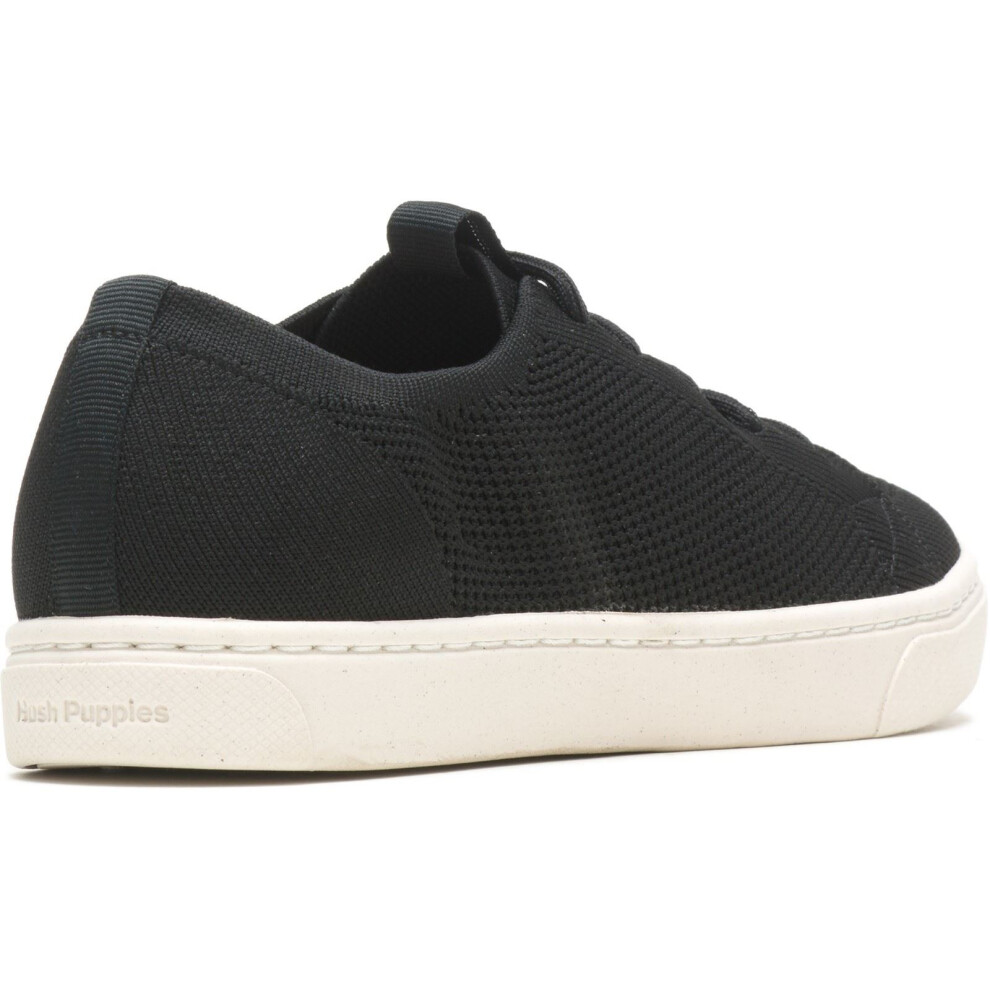 Hush Puppies (Black, 4 (Adults')) Good Textile Women's Black Trainers