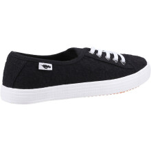 (Black, 4 (Adults')) Rocket Dog Chow Chow Cotton Women's Black Trainers