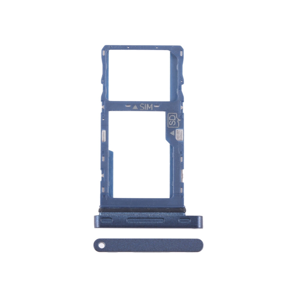 For Nokia T20 Original SIM Card Tray + Micro SD Card Tray (Blue)