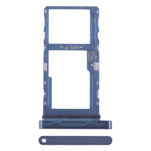 For Nokia T20 Original SIM Card Tray + Micro SD Card Tray (Blue) 1