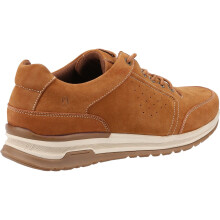 (Brown, 6 (Adults')) Hush Puppies Joseph Leather Men's Tan Lace-Up Shoes
