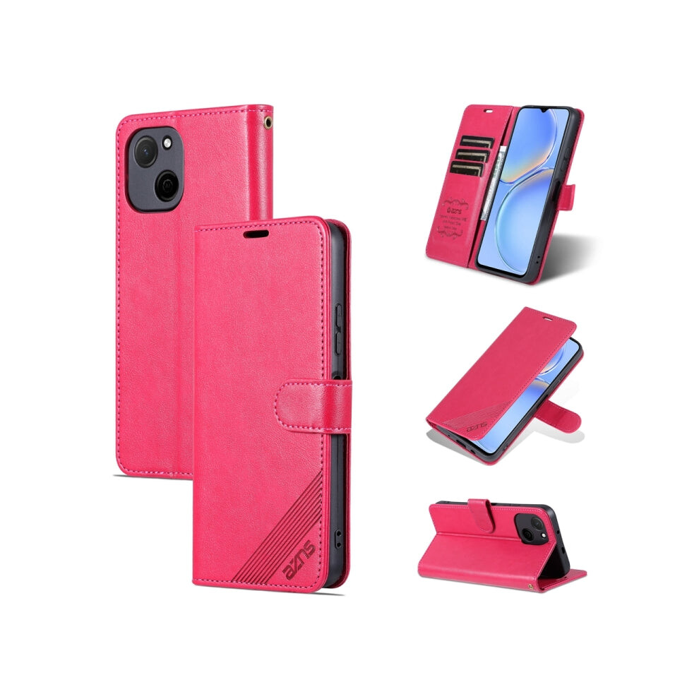 For Huawei Maimang A20 Azns Sheepskin Texture Flip Leather Phone Case(Red) Red 740441808529