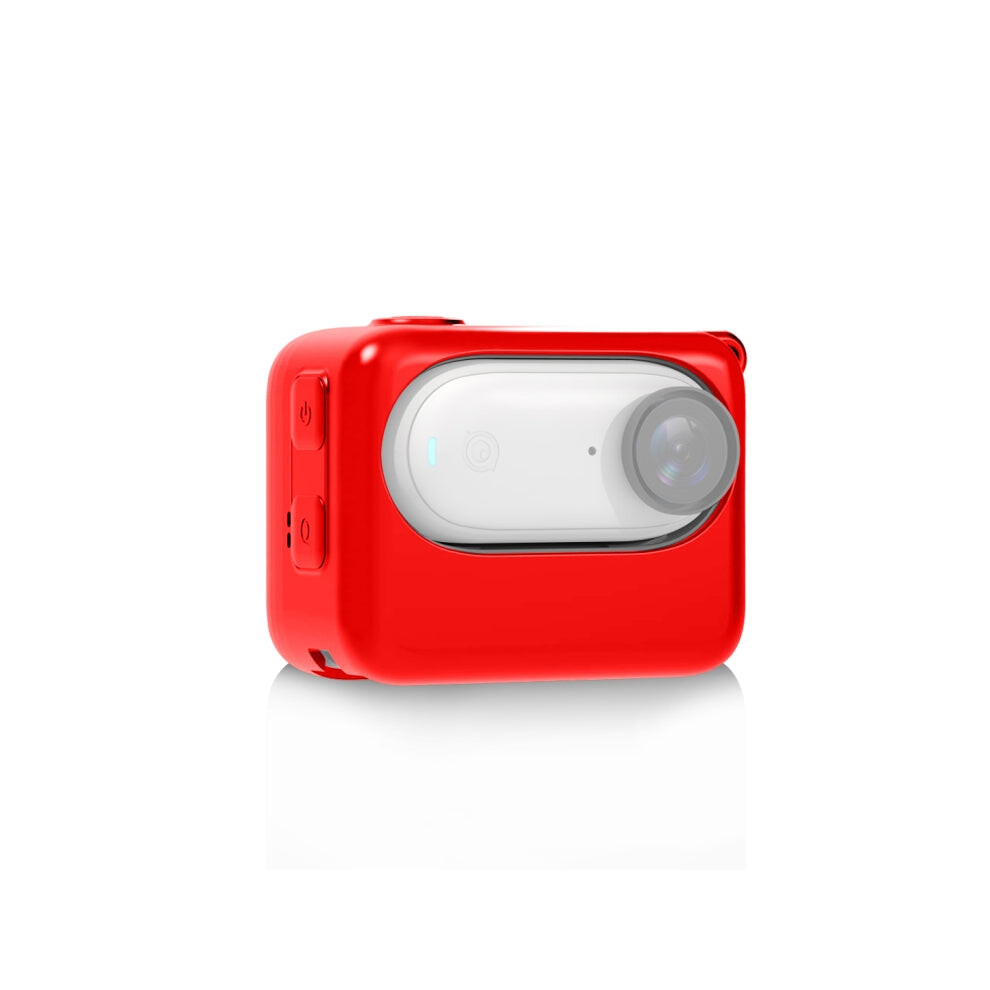 For Insta360 Go 3 / Go 3S Puluz Camera Charging Case Silicone Case (Red) Red 740441837703