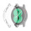 For Samung Galaxy Watch4 40mm Full Coverage TPU Electroplating Protective Case Cover(Transparent White) 1