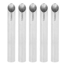 2024 5pcs Receiving Tubes Medical Grade Stainless Steel Holding Piercing Tool for Ear Body Nose Lip Navel 2.8in