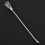 Dingln Makeup Eyebrows Tattoo Ink Mixer Stainless Steel Spoon Transparent 5