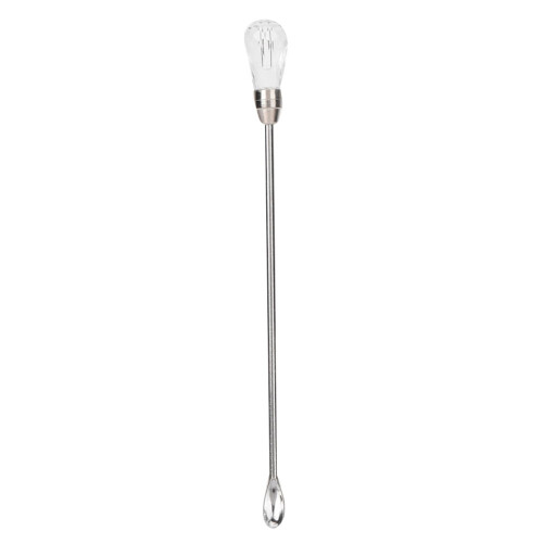 Dingln Makeup Eyebrows Tattoo Ink Mixer Stainless Steel Spoon Transparent 2