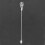 Dingln Makeup Eyebrows Tattoo Ink Mixer Stainless Steel Spoon Transparent 6