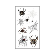 (onesize, E) Horror tri-colour stickers for tattoos tattoo transfer paper glow-in-the-dark ink