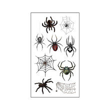 (onesize, A) Horror tri-colour stickers for tattoos tattoo transfer paper glow-in-the-dark ink