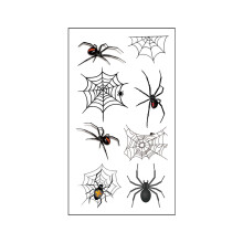 (onesize, C) Horror tri-colour stickers for tattoos tattoo transfer paper glow-in-the-dark ink