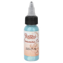 Temporary Tattoo Ink DIY Quick Drying Body Painting Pigment for Stage Party Makeup 30mlLight Blue