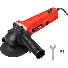 (Red) Angle Grinder, 11000 RPM Electric Angle Grinders Ø115mm Power Tools for Metal Grinding Metal Cutting Polishing, Grinding Tool
