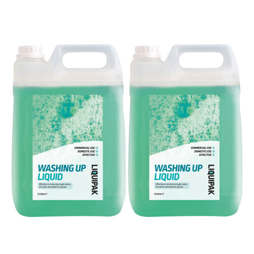 (2x5 Litres) Washing Up Liquid - Double strength formula
