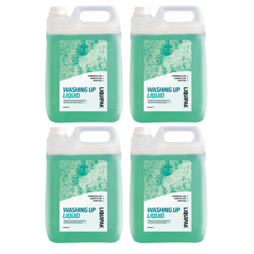 (4x5 Litres) Washing Up Liquid - Double strength formula