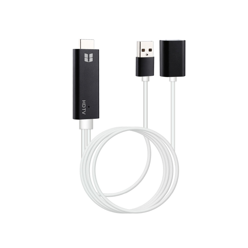 Usb 3.0 Female Hdmi Hd 1080P Video Converter Hdtv Cable(Black) Black 740390248889