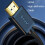 Jasoz HDMI High-Definition Projector Computer Video Cable Oxygen-Free Copper Core, Cable Length: 12m 3