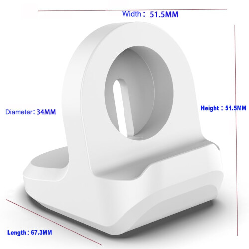 For Google Pixel Watch Smart Watch Silicone Charging Holder(White) 2