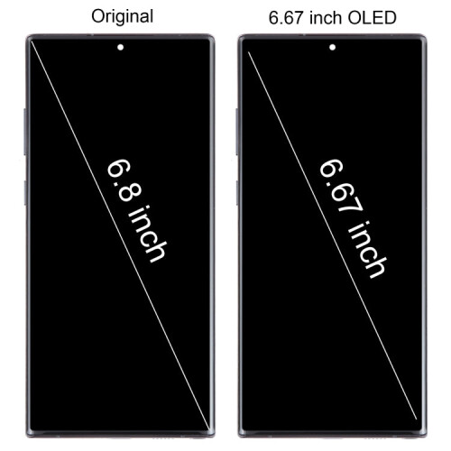 For Samsung Galaxy Note10+ SM-N975 6.67 inch OLED LCD Screen Digitizer Full Assembly with Frame(Black) 2