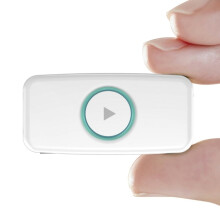 Doosl DSER102 Mini Car Bluetooth Wireless Music Receiver with 3.5mm Stereo Input Jack(White)