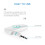 Doosl DSER102 Mini Car Bluetooth Wireless Music Receiver with 3.5mm Stereo Input Jack(White) 6