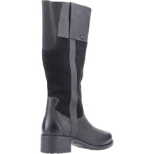 (Black, 4 (Adults')) Hush Puppies Samara Leather Women's Black Boots