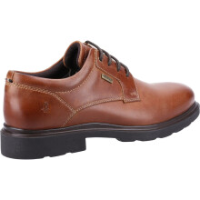(Brown, 8 (Adults')) Hush Puppies Pearce Leather Men's Tan Lace-Up Shoes