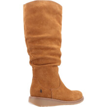 (Brown, 6 (Adults')) Hush Puppies Lucinda Suede Women's Tan Boots
