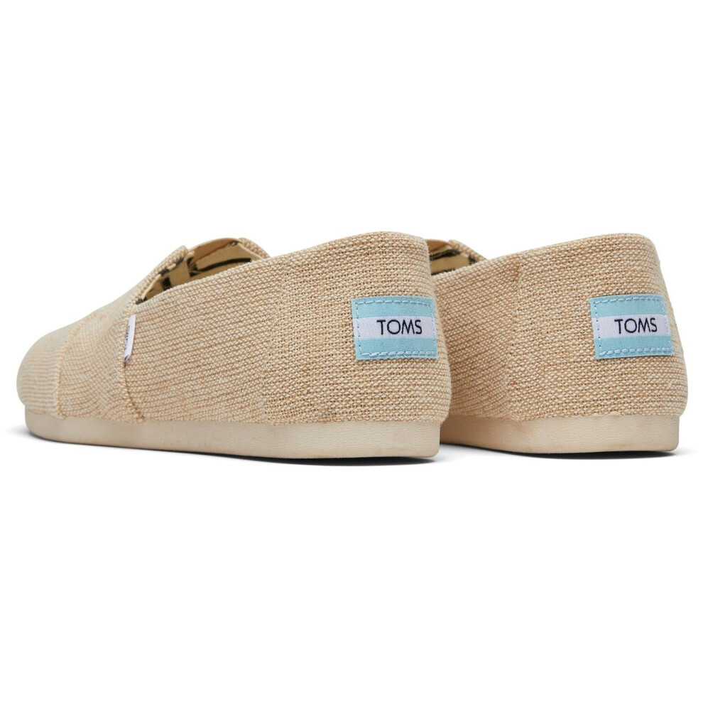 (Grey, 7 (Adults')) TOMS Alpargata Jute Women's Natural Espadrilles