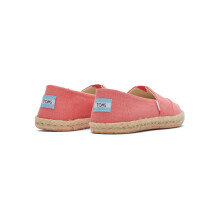 (Pink, 5 (Adults')) TOMS Alpargata Rope Lyocell Women's Peach Espadrilles