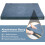 (Large-91.4 x 68.6 x 7.6 cm) Large Dog crate Bed Mats Orthopedic Dog Bed,Egg Crate Foam Dog Mat Waterproof Dog Pad with Washable Removable Cover, a Squeaker Toy as Gift 5