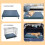 (Large-91.4 x 68.6 x 7.6 cm) Large Dog crate Bed Mats Orthopedic Dog Bed,Egg Crate Foam Dog Mat Waterproof Dog Pad with Washable Removable Cover, a Squeaker Toy as Gift 6