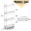 Small  Storage Rack Slim Storage Cart  Mine Cabint For Bathroom Kitchen with Wheel 2
