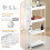 Small  Storage Rack Slim Storage Cart  Mine Cabint For Bathroom Kitchen with Wheel 3