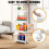Small  Storage Rack Slim Storage Cart  Mine Cabint For Bathroom Kitchen with Wheel 9