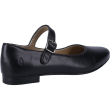 (Black, 5 (Adults')) Hush Puppies Melissa Patent Leather Women's Black Flats