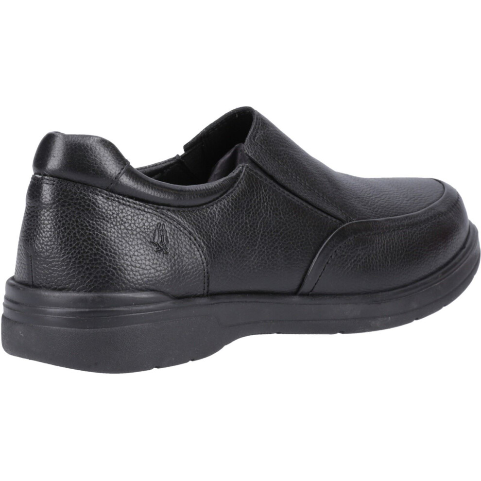 Hush Puppies (Black, 8 (Adults')) Matthew Leather Men's Black Loafers