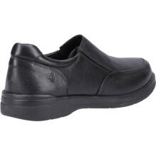 (Black, 9 (Adults')) Hush Puppies Matthew Leather Men's Black Loafers