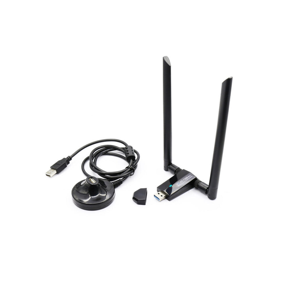 1200M Wireless Network Card 802.11Ac Usb3.0 Dual Frequency 2.4G/5.8G Wifi Receiver 740390249985