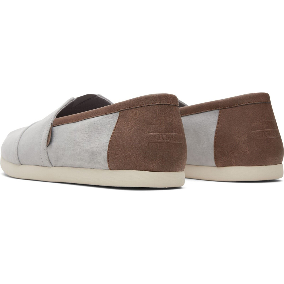 (Grey, 9 (Adults')) TOMS Alpargata 3.0 Polyester Men's Drizzle Grey Espadrilles