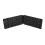 K018 USB Charging Foldable 67 Keys Bluetooth Wireless Keyboard (Black) 3