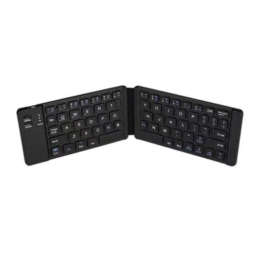 K018 USB Charging Foldable 67 Keys Bluetooth Wireless Keyboard (Black) 2