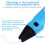 Hand-held 3D Printing Pen, USB Plug(Purple) 6