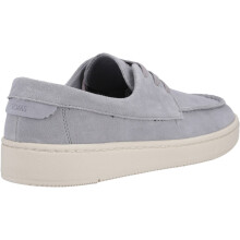 (Grey, 12 (Adults')) TOMS TRVL Lite London 100% Cow Men's Ultimate Grey Lace-Up Shoes