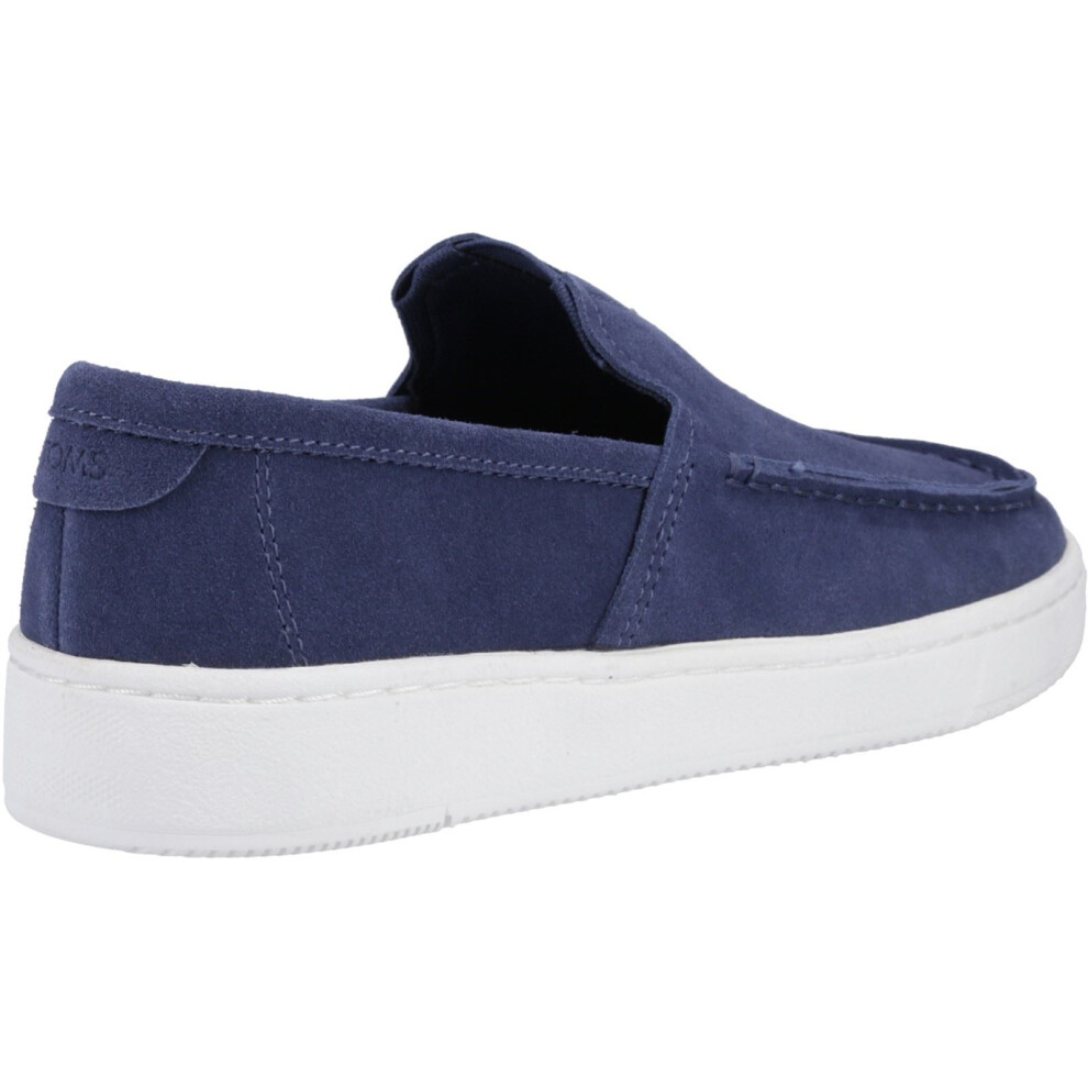 (Blue, 8 (Adults')) TOMS TRVL Lite 100% Cow Men's Cadet Blue Espadrilles