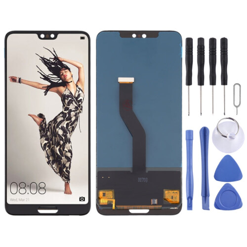 TFT Material LCD Screen and Digitizer Full Assembly for Huawei P20 Pro 1