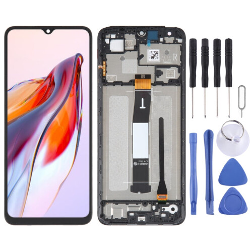 AMOLED Original LCD Screen For Xiaomi Redmi 12C Digitizer Full Assembly with Frame 1