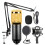 BM-800 Network K-Song Dedicated High-end Metal Shock Mount Microphone Set(Black) 2